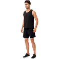 thumbnail image 4 of Active Men's Lightweight Quick-Dry Shorts with Elastic Drawstring Waist and Side Pockets - Small, Black, 4 of 5