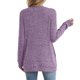 thumbnail image 5 of Neewe Womens Classic Plain Long Sleeve Tops Fall Winter Pullover T Shirts Round Neck Casual Fashion Basic Sweatershirt with Pocket, 5 of 7