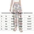 thumbnail image 2 of SCSAlgin Women Casual Loose Pants Elastic Waisted Wide Leg Straight Leg Pants Long Pants, 2 of 5