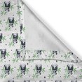 thumbnail image 5 of Ambesonne East Grommet Curtain, Wild Zoo Nature Exotic Fun, 50" x 120", White Black and Green, 5 of 6