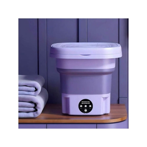 Portable Washing Machine, 11L Foldable Mini Washing Machine With Dryer ForBabyClothes, Small Washing Machine With Laundry Basket For Underwear, , Socks, PetClothes, Small Ltems, And Green