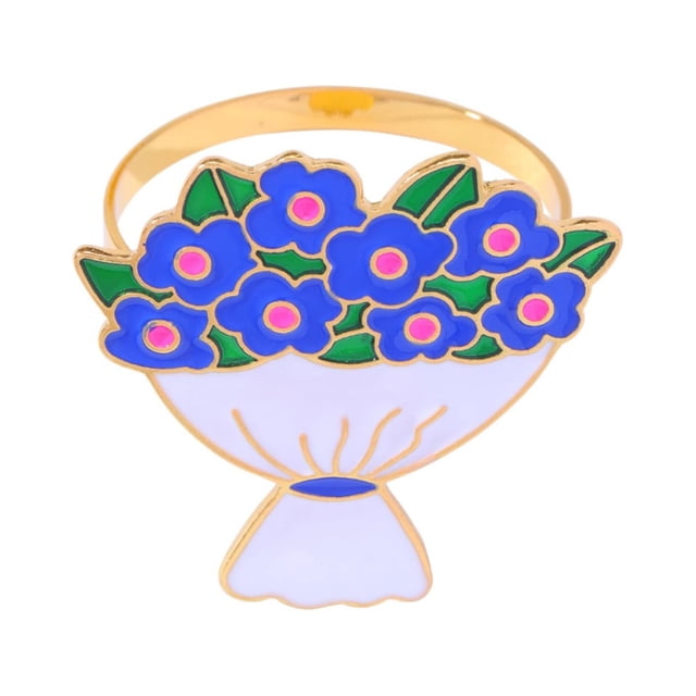 Napkin Ring Beautiful Decorative Napkin Ring Alloy Napkin Buckle Table Decoration