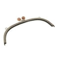 thumbnail image 1 of stanreset 24.5cm Metal Arch Frame Kiss Metal Frame Metal Frame Clasp Lock Bead Head DIY Purse Bag Grey, 1 of 9