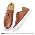 thumbnail image 5 of CMR CHAMARIPA height increasing shoes for men casual elevator shoes tan leather casual sneakers 7CM / 2.76 Inches taller, 5 of 7