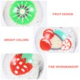 thumbnail image 3 of OULII Fruity Jumping Ball Rubber Bouncing Toy for Kids Educational Play Assorted Colors 6 Pack, 3 of 5