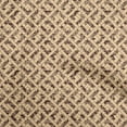thumbnail image 1 of oneOone Viscose Jersey Light Brown Fabric Geometric Quilting Supplies Print Sewing Fabric By The Yard 60 Inch Wide, 1 of 4