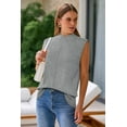 thumbnail image 3 of Arach&Cloz Women's Wool Blend Mock Neck Sweaters Vest Business Casual Trendy Tops Fall Outfits 2025, 3 of 6