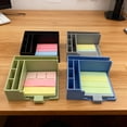 thumbnail image 3 of Space Saving Sticky Note Container Easy Open Designs PP Desktop Organizers, 3 of 9
