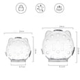 thumbnail image 2 of Pet Transparent Head Protective Space Ball Breathable Anti-bite Anti-Licking Cute Cat Ear Design Recovery Helmet, 2 of 8