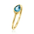 thumbnail image 3 of Pure Collection by Ross-Simons 0.70 Carat London Blue Topaz Ring in 14kt Yellow Gold, Women's, Adult, 3 of 5