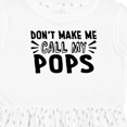 thumbnail image 4 of Inktastic Don't Make Me Call My Pops Girls Toddler Dress, 4 of 5