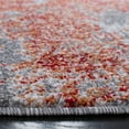 thumbnail image 3 of SAFAVIEH Aston Calanthia Abstract Area Rug, Red/Gray, 6'7" x 6'7" Round, 3 of 11