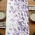 thumbnail image 5 of Table Runners 70 Inches Long Dress Scarves, Purple Leaves Farmhouse Coffee/Dining/Kitchen Table Decor, Holiday Table Runner, Summer Botanical 13x70 Inch, 5 of 9