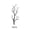 D, variant on A 10Pcs Halloween Bare Twigs Artificial Branches For Vase Fillers Home Table Scary Decor Plastic