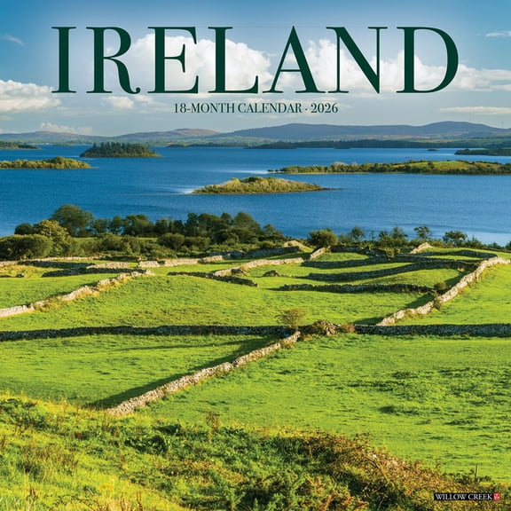 Ireland 2026 Wall Calendar, (Paperback)