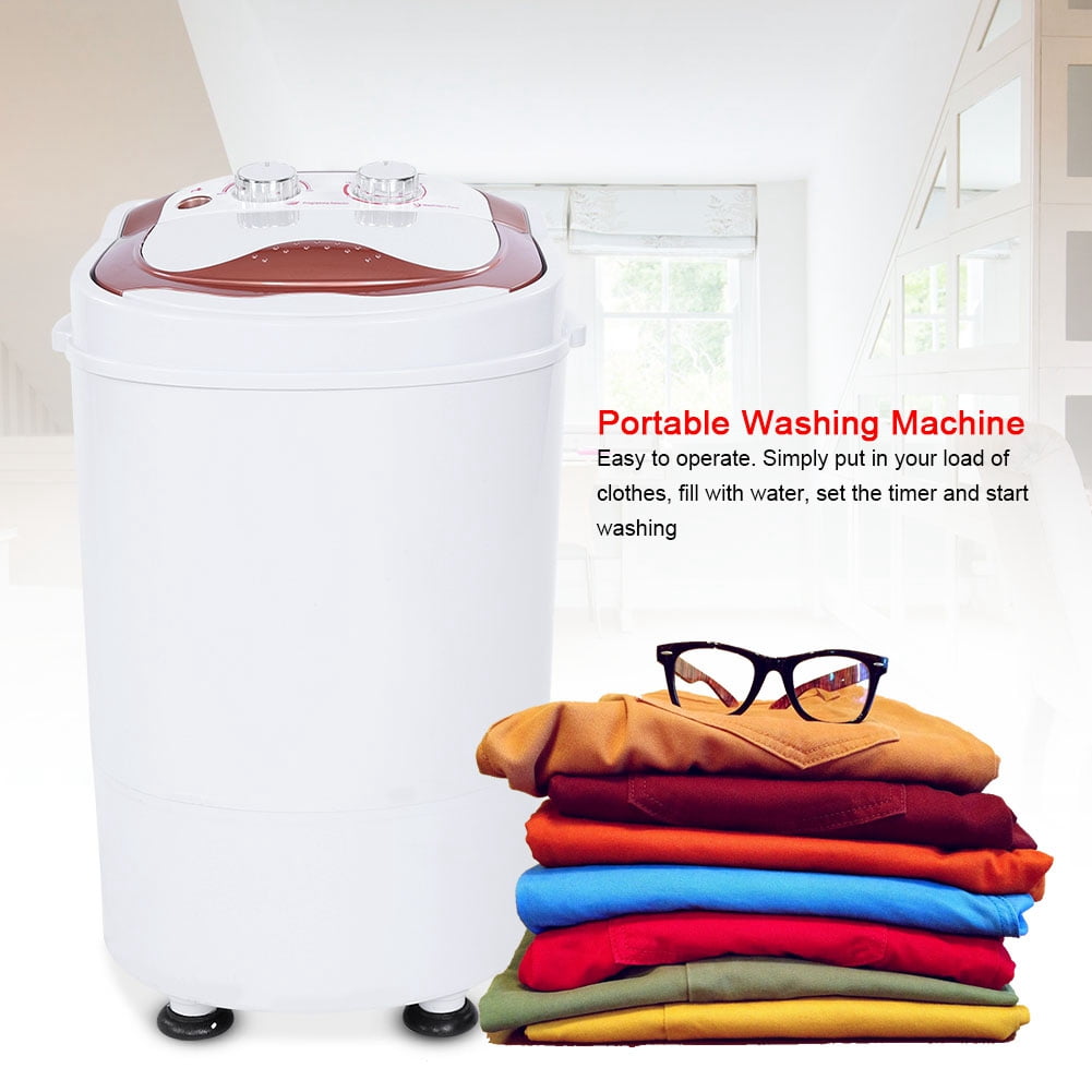 BuyWeek Portable Mini Washing Machine 110V Washing Capacity Semi-Automatic  Compact Washer Spinner Small Cloth Washer Laundry Appliances for Apartment,  RV, Camping - Walmart.com