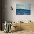 thumbnail image 3 of Lee Peterson 32x22 Gallery Wrapped Canvas Wall Art Titled - Ocean Waves II, 3 of 4