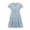 Light Blue, variant on Aueoeo Ladies Spring/Summer Temperament Commuting Fashion Loose Denim Short Sleeved Dress Short Sleeve Blue Jean Shirt Dress Button Up Shift Denim Dress