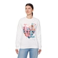 thumbnail image 4 of Floral Love Sweatshirt, Valentine's Day Sweatshirt, Love Flower Sweatshirt, 4 of 54