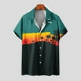thumbnail image 4 of Birdeem Chemise Homme Imprimée 3D Hawaïenne à Manches Courtes Col à Revers Mode Décontractée Plage, 4 of 5
