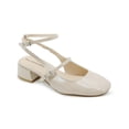 thumbnail image 4 of Zapatilla Elegante Salamandra Formal Vestir Charol Beige 25.5, 4 of 6