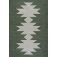 thumbnail image 2 of JONATHAN Y WASHABLE 5 x 8 Area Rug, Chayton Minimalist Geometric - Dark Green/Light Gray, WSH110C-5, 2 of 7