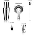 thumbnail image 2 of fafa-Cocktail Shaker, Cocktail Shakers 800ml, Cocktail Making Set 6 Piece, Cocktail Shaker Kit with Strainer, Double Jigger, Bar Mixing Spoon, Boston Shaker Bartender Maker Martini Sets, 2 of 4