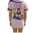 thumbnail image 5 of Bratz Girls Baseball Jersey Shirt, Button-Down Mesh Graphic Top, Youth Sizes 716, 5 of 7