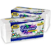 12" Disposable White Paper Napkins (1000 Pack) by Stock Your Home
