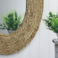 thumbnail image 6 of 35" Brown Rope Accent Oval Shaped Wall Mirror, 6 of 6