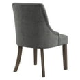 thumbnail image 4 of Leona Dining Chair In Charcoal Fabric with Grey Brushed Leg Finish - 2-Pack, 4 of 8