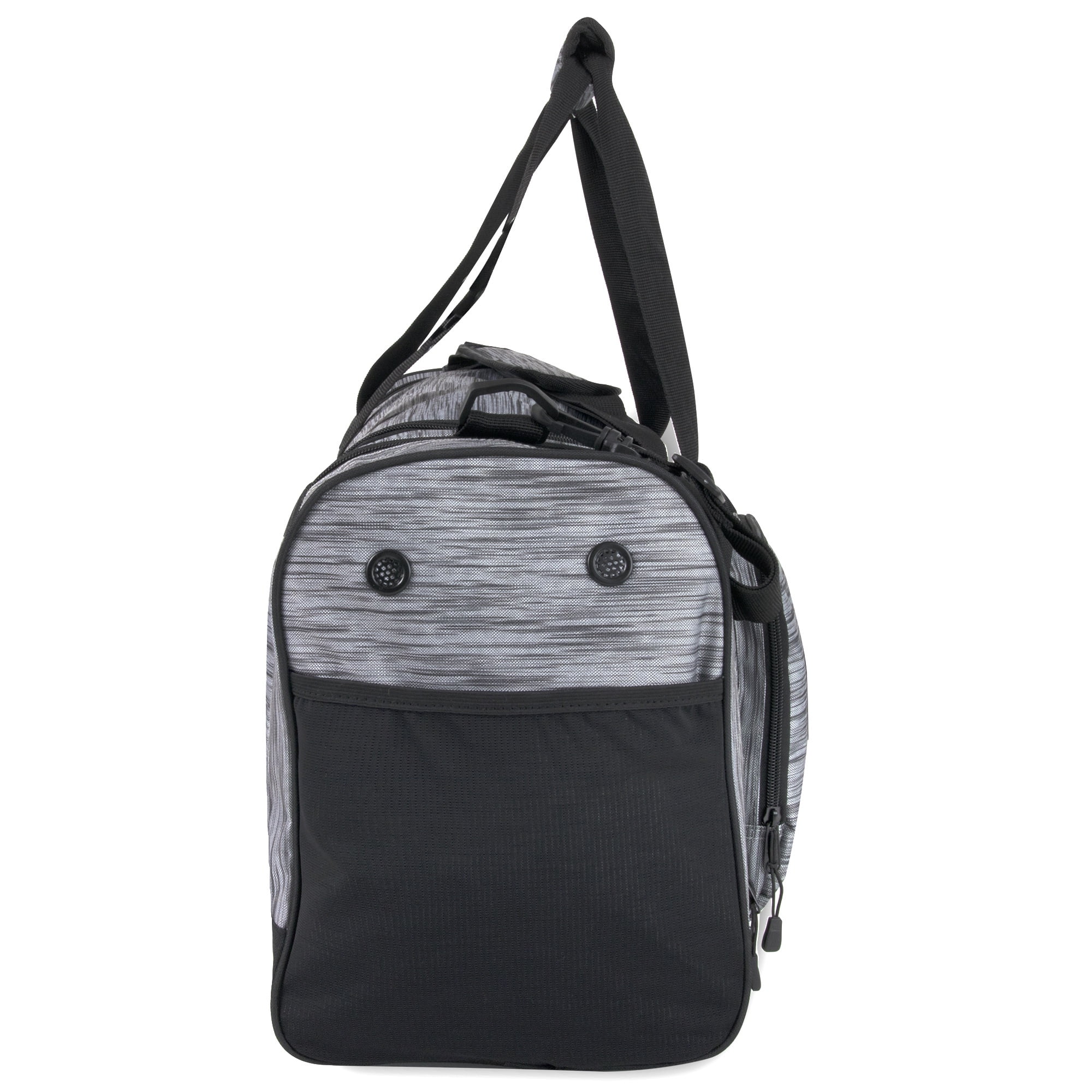 Summit Ridge 22"L Duffel Bag 38 Liter Capacity for Gym Clothes, Sports Equipment, Towels, Sneakers, Travel, Commute in Gray