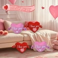 thumbnail image 4 of Valentines Day Decorations Pillow Interactive Plush Toy with Sound - “I Love You” Pink Stuffed Cushion Gift for Valentine's Day Anniversary Birthday Girlfriend Boyfriend Pink, 11.8", 1pcs, 4 of 6