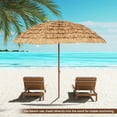 thumbnail image 4 of Gymax 8FT Hula Thatched Tiki Umbrella Hawaiian Style Beach Umbrella Patio, 4 of 10