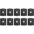 thumbnail image 1 of 10 x Centre Clamp PV Solar Panels, Black, Module Clamp for All Frame Heights, Solar Panels Bracket f, 1 of 5