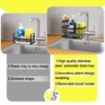 thumbnail image 3 of Maifan Sink Caddy Sponge Holder for Kitchen with Brush Holder and Stainless Steel Self Drain Tray, Rustproof Kitchen Sink Organizer, 3 of 4