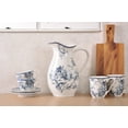 thumbnail image 5 of 222 Fifth Adelaide Porcelain Pitcher, Blue & White Large Floral Vase, 100oz, 5 of 9