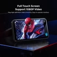 thumbnail image 3 of Reproductor MP3 TIMMKOO 72GB con pantalla táctil Bluetooth 4.0 negro, 3 of 9