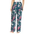 thumbnail image 3 of Daiia Lilies Flowers Women's Sleep Pant with Pockets and Drawstring,Pajama Pants-X-Large, 3 of 9