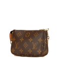 thumbnail image 2 of Pre-Owned Louis Vuitton Monogram Mini Pochette Accessoires Chain Pouch M58009 Brown... (Good), 2 of 14