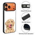 thumbnail image 2 of WIRESTER Shockproof Soft Rubber Cover Case for Apple iPhone 17 Pro Max 6.9" 2025, Winking Golden Retriever Dog, 2 of 5
