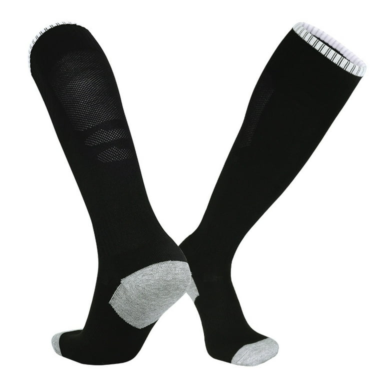 DNAKEN (3 Pairs) baseball socks softball socks grip socks soccer  compression socks men for Youth & Adult kids toddler soccer socksTowel  bottom sports ball socks breathable stockings 