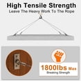 thumbnail image 4 of Rectoo 1/8" wire cable, 100ft Wire Rope Metal Cable With Loop Sleeve And Steel Thimble, 7x7 marine stainless steel Strand Core Perfect For Deck Railing System, Outdoor hanging kit, garden fence (SR03), 4 of 5