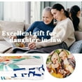 thumbnail image 4 of LHSHID Mother in Law Blanket Mother in Law Gifts from Daughter in Law White Throw Blankets Cozy Soft Floral Mother in Law Plush Blanket Birthday for Mother in Law 50x60in, 4 of 5