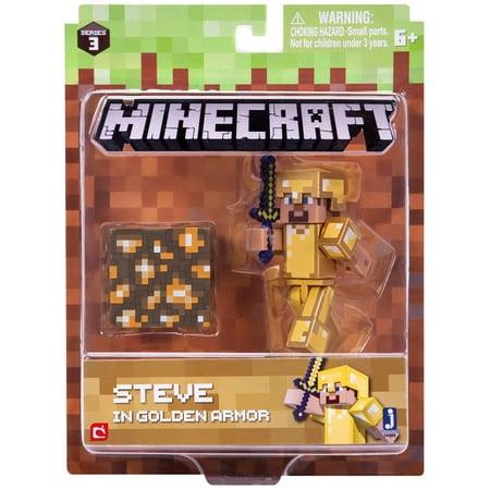 Minecraft - Steve in Gold Armor Pack Series 3