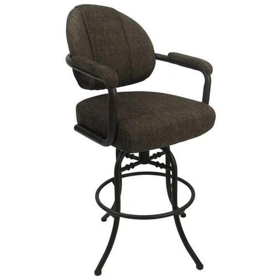 Swivel Tilt Metal Bar Stool 30" M-70 - Sanora Brown - Coffee