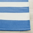 thumbnail image 2 of SAFAVIEH Montauk Saranna Striped Cotton Runner Rug, Blue/Ivory, 2'3" x 8', 2 of 2