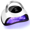 thumbnail image 4 of Lámpara de uñas 120w, lámpara de uñas LED ultravioleta, esmalte de uñas de gel, secadora de uñas, esmalte de uñas de gel con 4 Ajustes de cronómetro, lámpara de gel solidificada portátil más rápida, 4 of 5