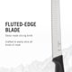 thumbnail image 3 of Cuchillo para rebanar Victorinox Swiss Classic de 26 cm con hoja Granton, 3 of 8