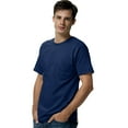 thumbnail image 1 of Hanes T-Shirt à Poche pour Hommes Sans Étiquette, TG, Marine, 1 of 3